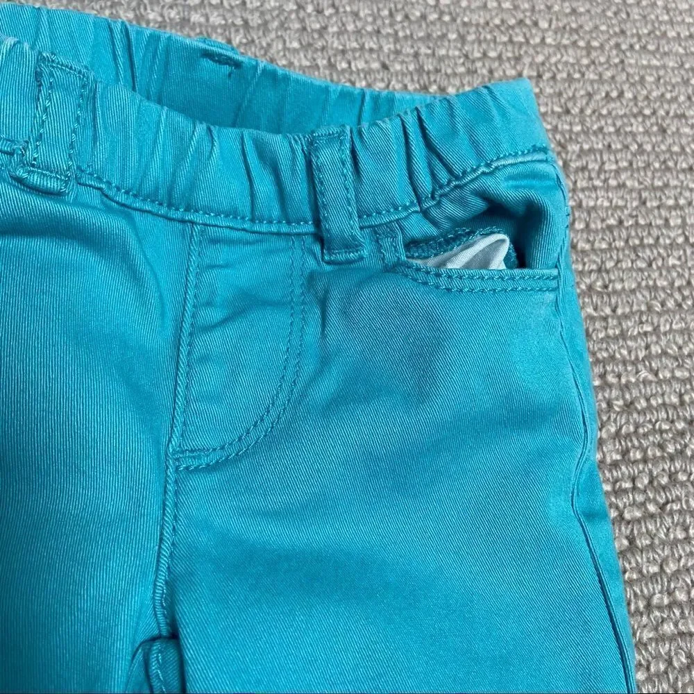 🍭4/$20 Carter’s bright blue baby girl jeans - 6 months